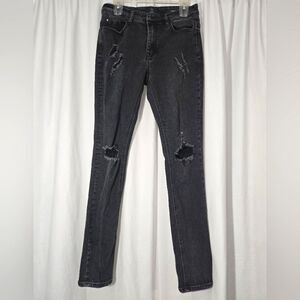 Men's 91 Cotton On Jeans Distressed Skinny Size 30x33